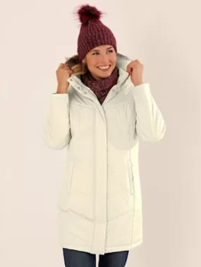 Veste longue garnissage chaud