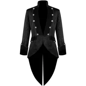 Veste Steampunk Gothique en Queue de Pie