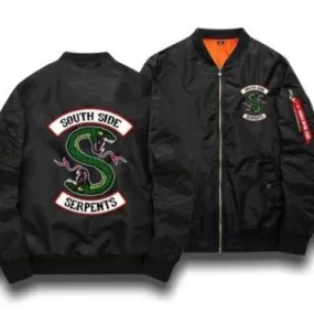 Veste Vintage  Riverdale Serpent Homme