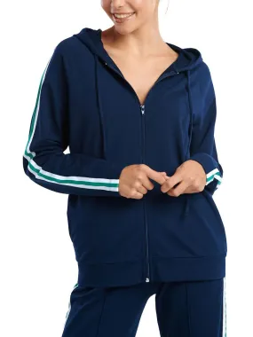 Veste à capuche Retromania - Bleu