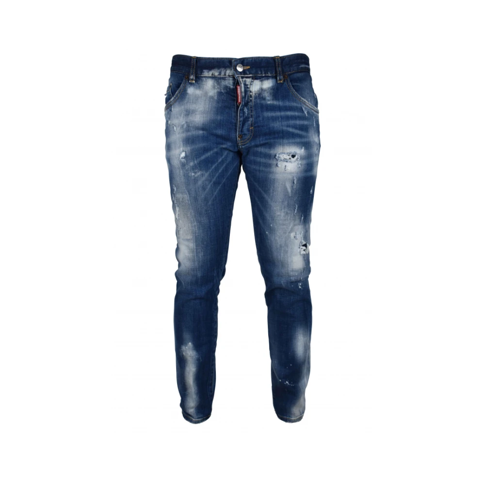 Vintage Jean Skater Bleu